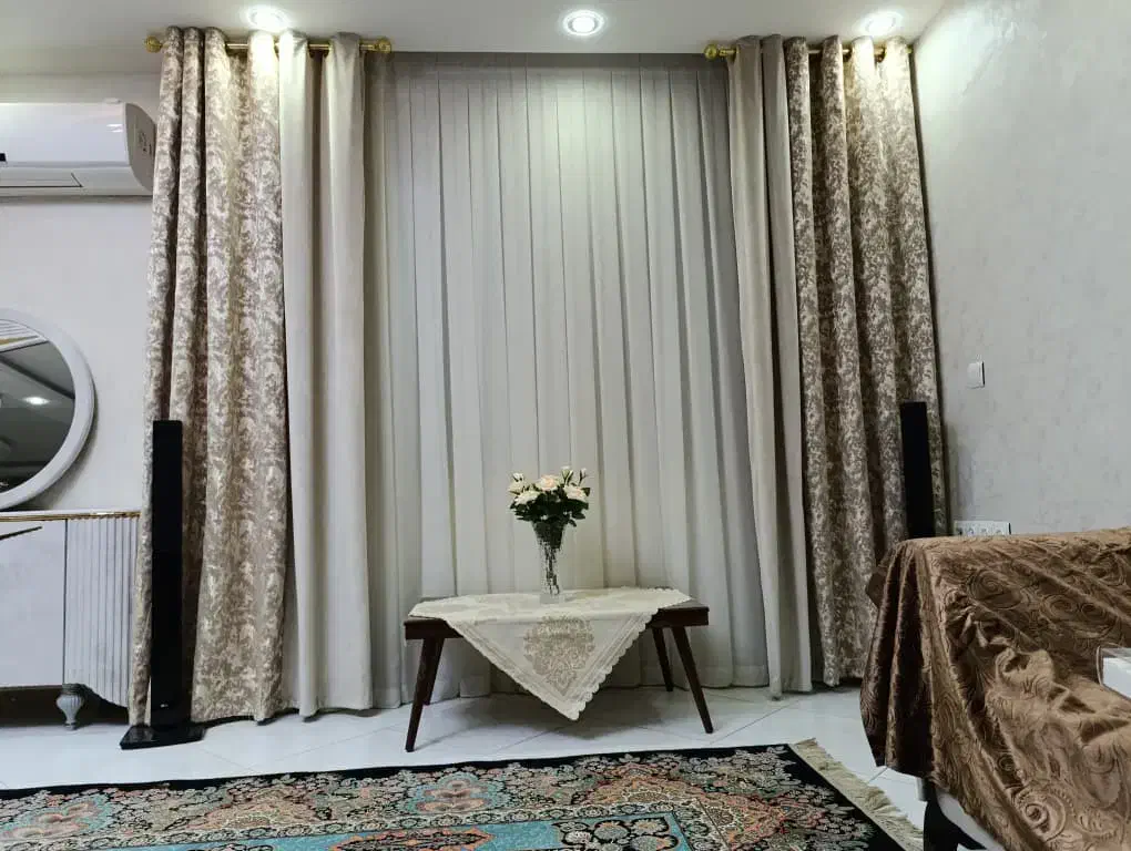 پرده سالن|پرده، رانر، رومیزی|شیراز, شهرک ولیعصر|دیوار