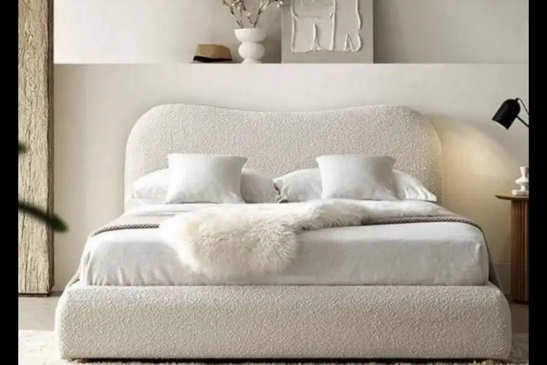 تخت خواب مدل لاریسا + پارچه تدی - به قیمت کارخانه|تخت و سرویس خواب|کرج, اتحاد|دیوار