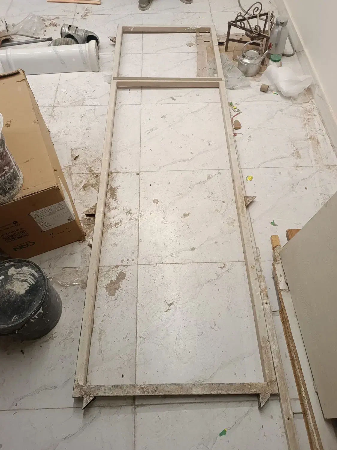 چهار چوب و درب کمد دیواری|جاکفشی، کمد، دراور|پاکدشت, پاکدشت (مامازند)|دیوار