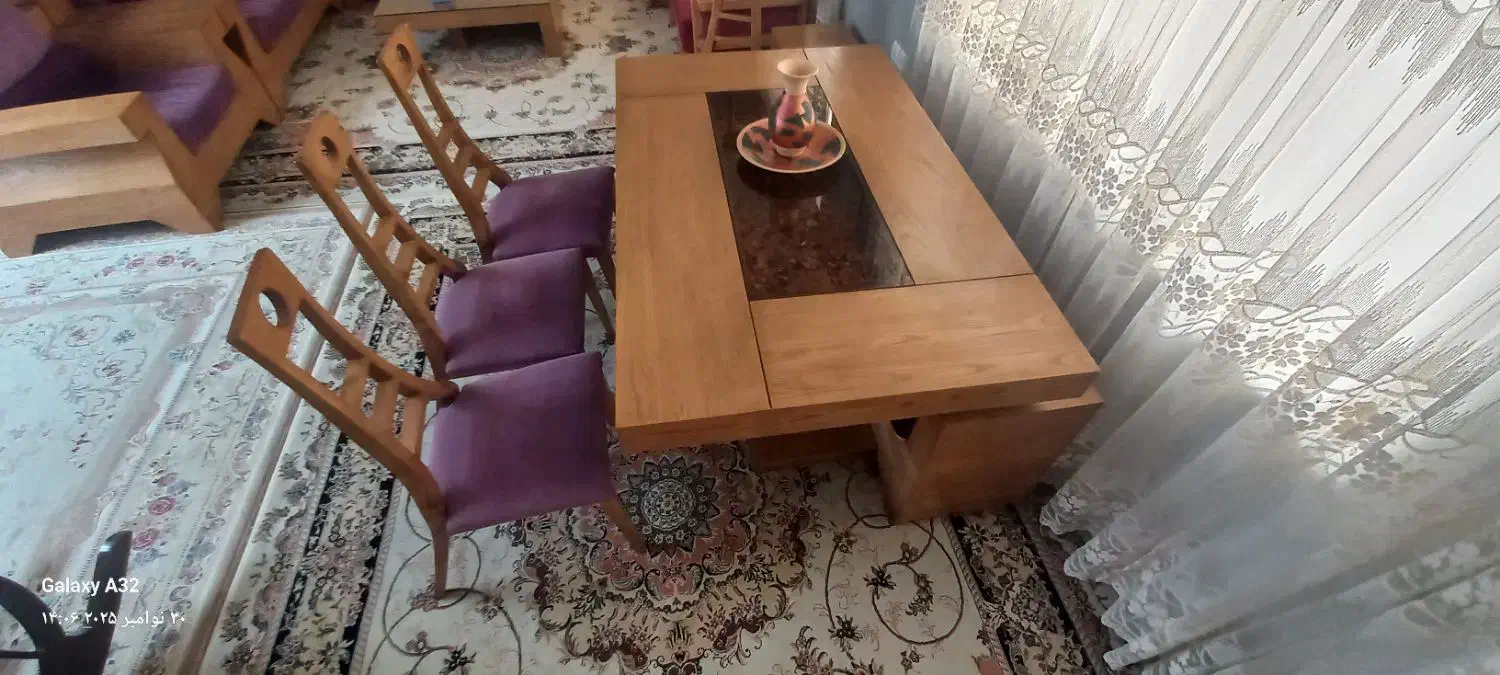 فروش مبل و میز ناهارخوری ۶نفره|مبلمان خانگی و میز عسلی|همدان, |دیوار
