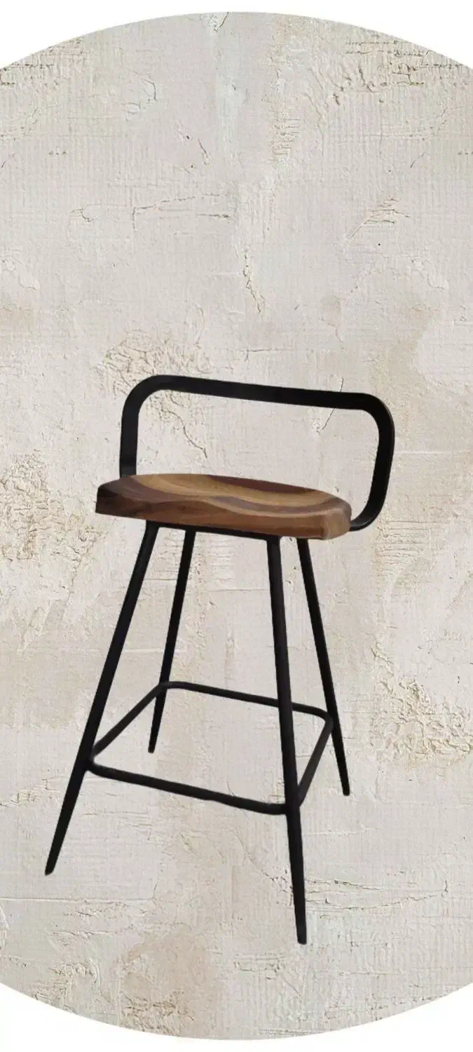 صندلی پشتی دار نشیمن چوب، کفی جوب گردو، صندلی اپن|صندلی و نیمکت|چهاردانگه (تهران), |دیوار