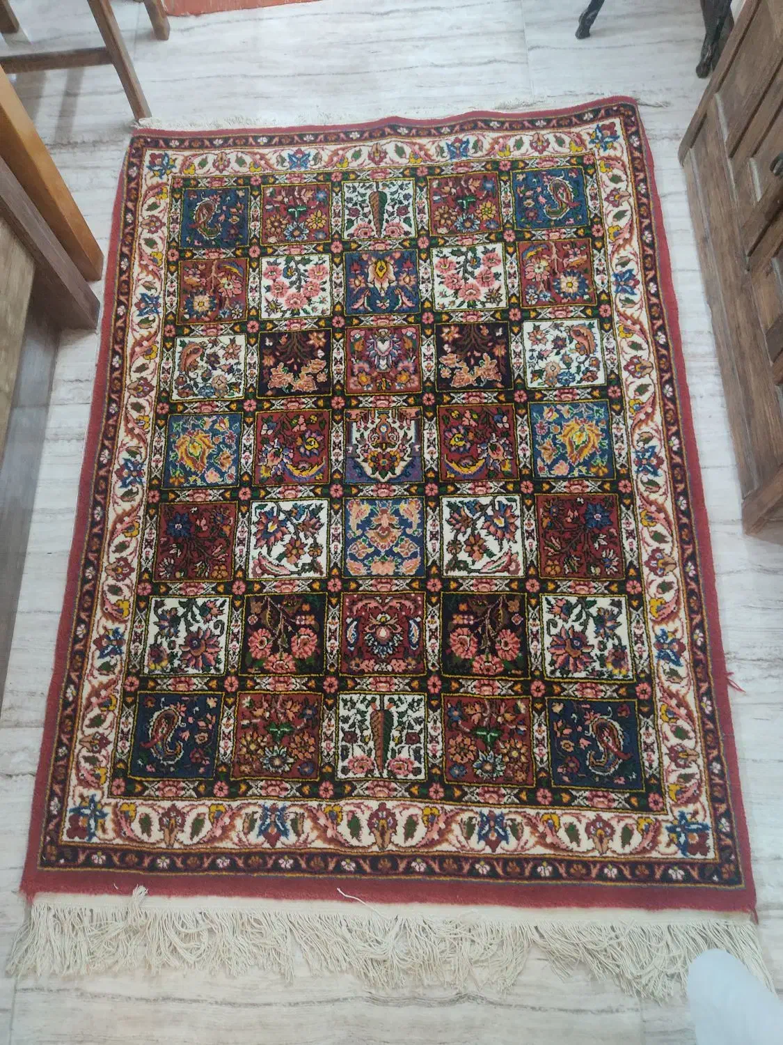 قالیچه بختیاری|فرش|اصفهان, نصرآباد|دیوار