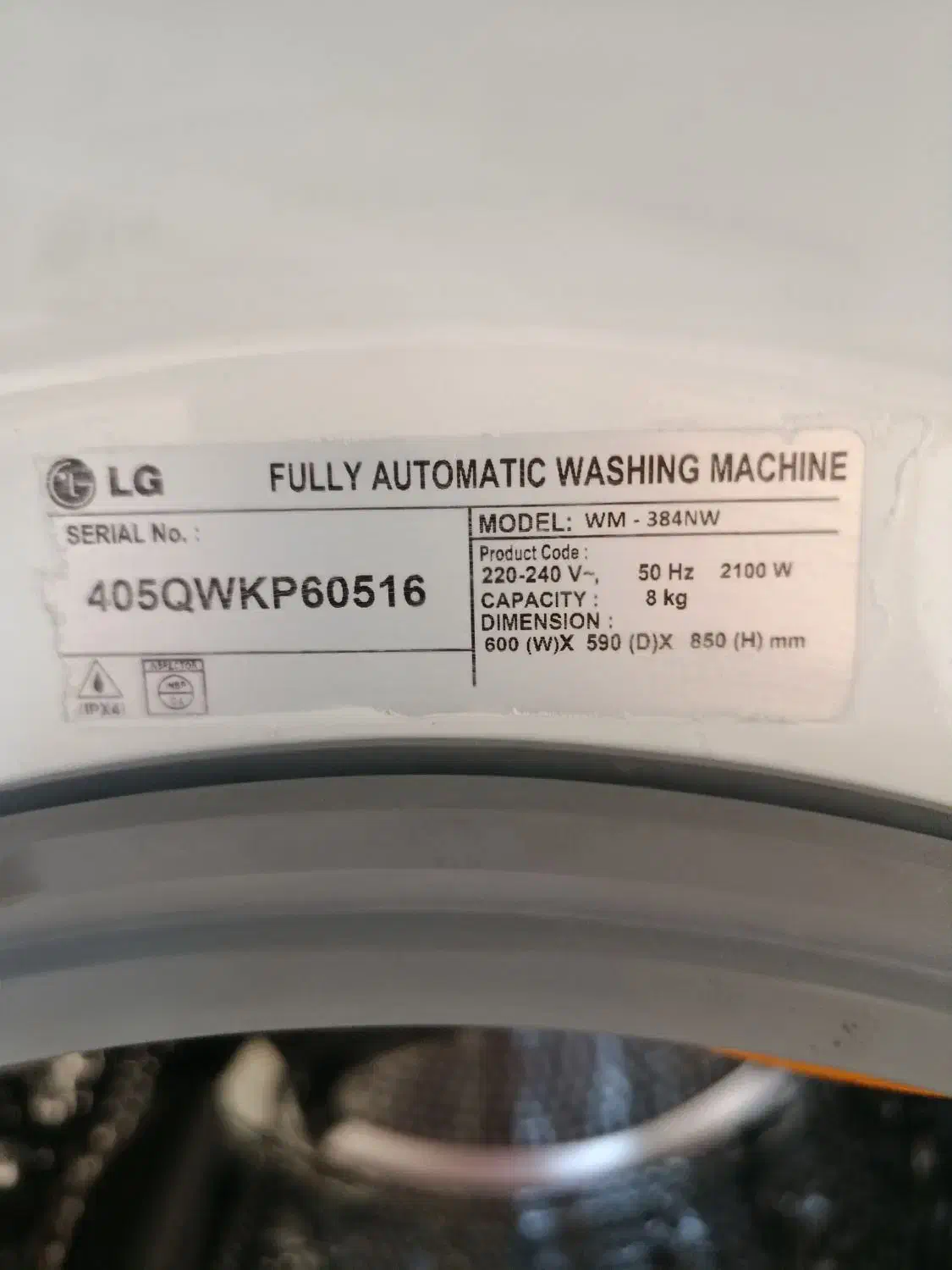 فروش لباسشویی ال جی هشت کیلویی اینورتر درحدصفر|ماشین لباسشویی و خشککن لباس|گرگان, |دیوار