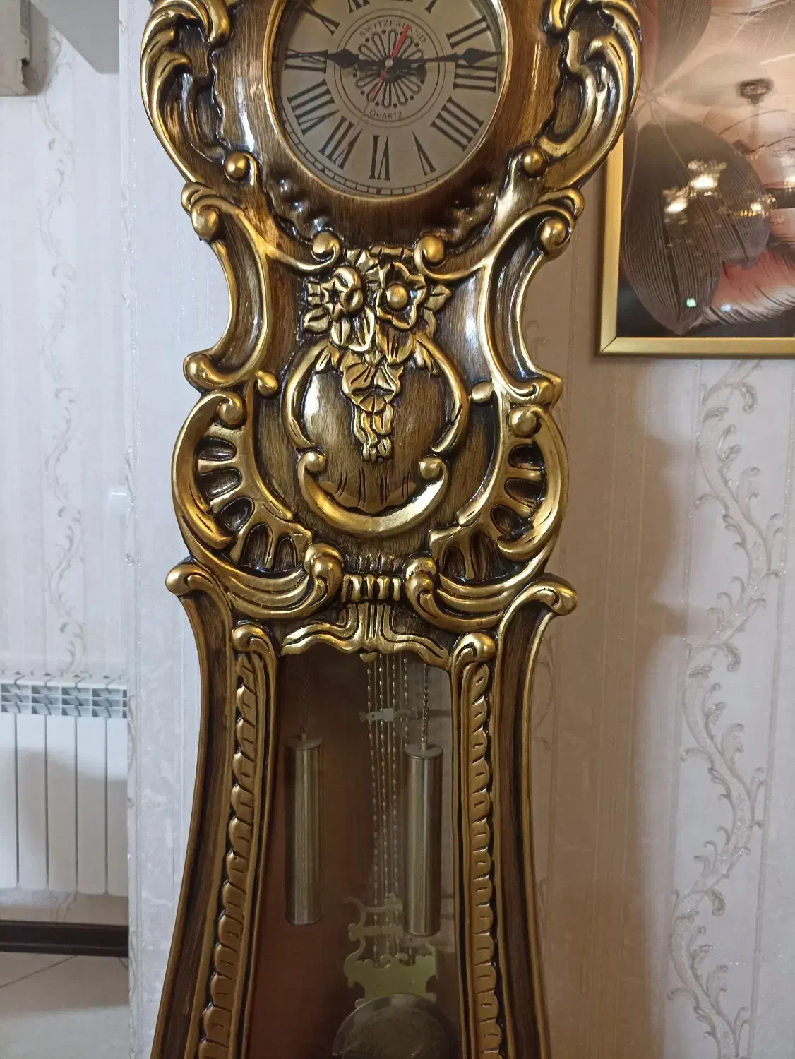 ساعت ایستاده چوب|ساعت دیواری و تزئینی|ورامین, شهرک فاطمیه|دیوار