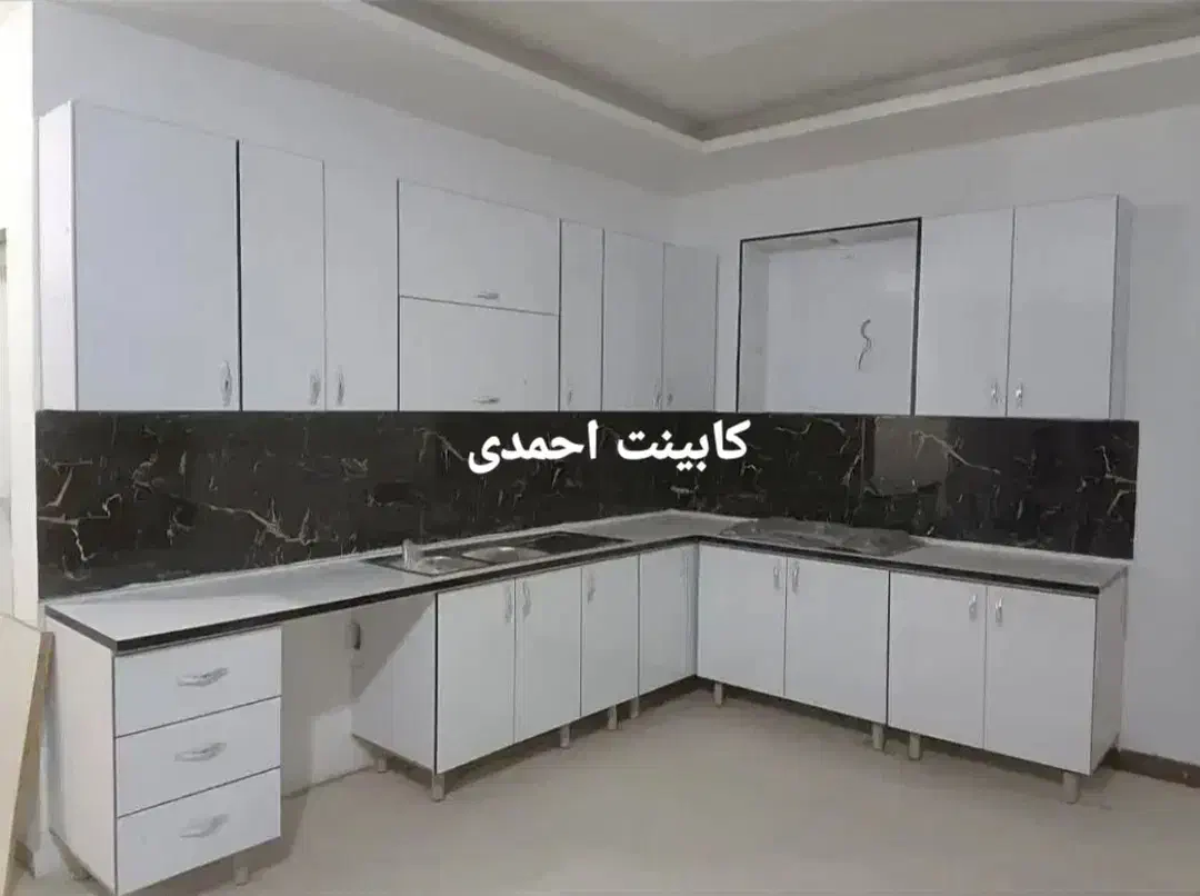 کابینت هایگلاس سفید طوسی سفید کاپوچینو کدz42|مصالح و تجهیزات ساختمان|کوچصفهان, |دیوار