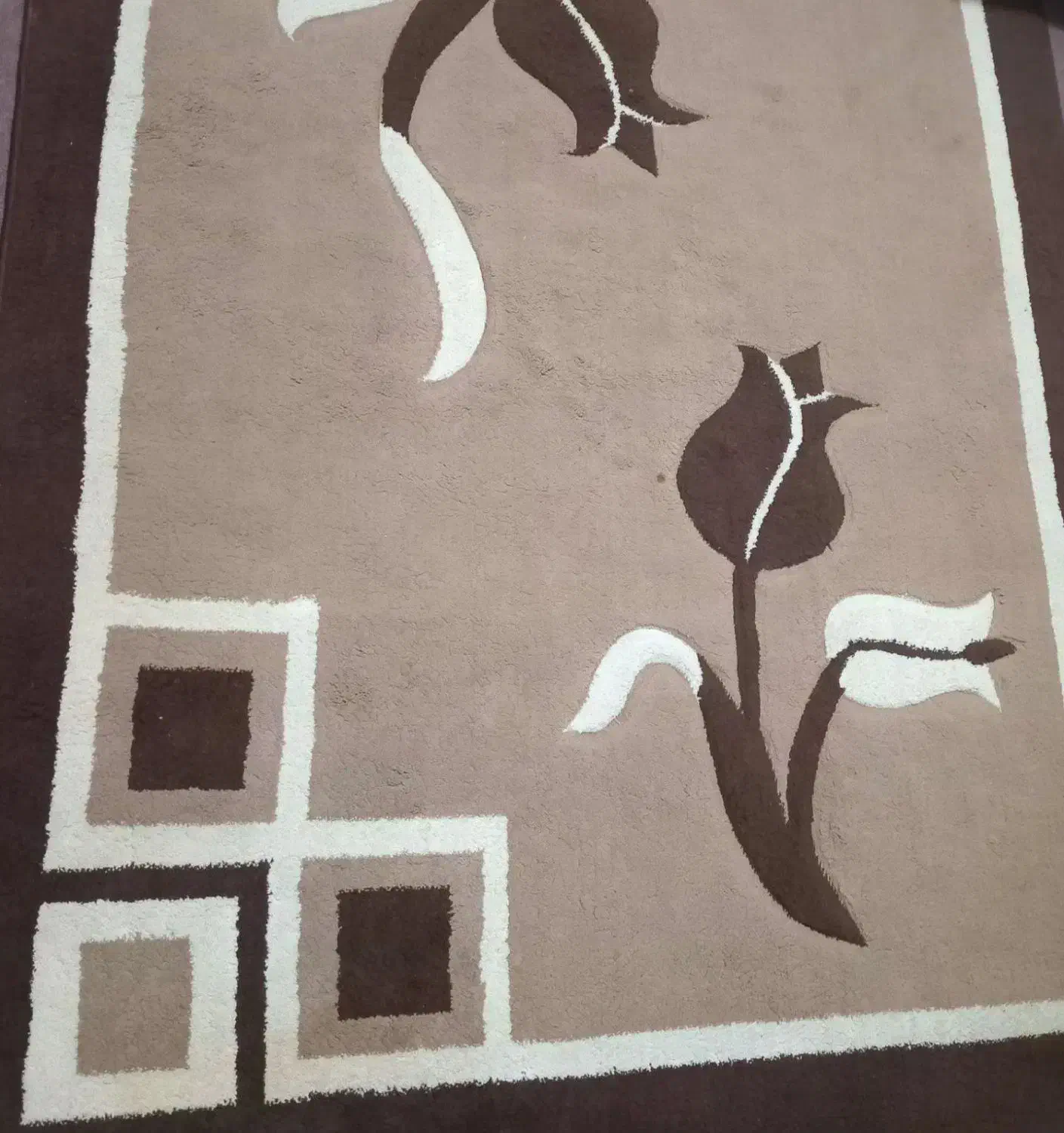 فرش فانتزی4متری کارکرده|فرش|رشت, فلسطین|دیوار