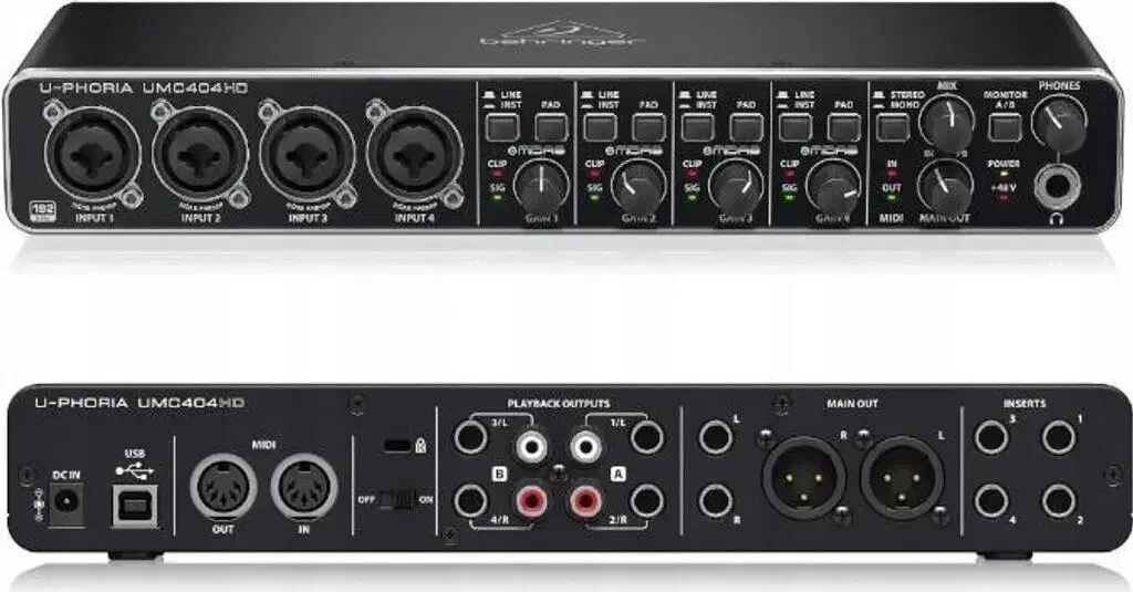 کارت صدا بهرینگر مدل umc404|آلات موسیقی|رشت, گلسار|دیوار