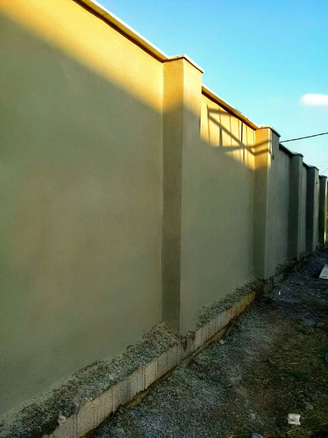 بنایی بلوک چینی سیمان کاری سیاه و سفید|خدمات پیشه و مهارت|شفت, |دیوار