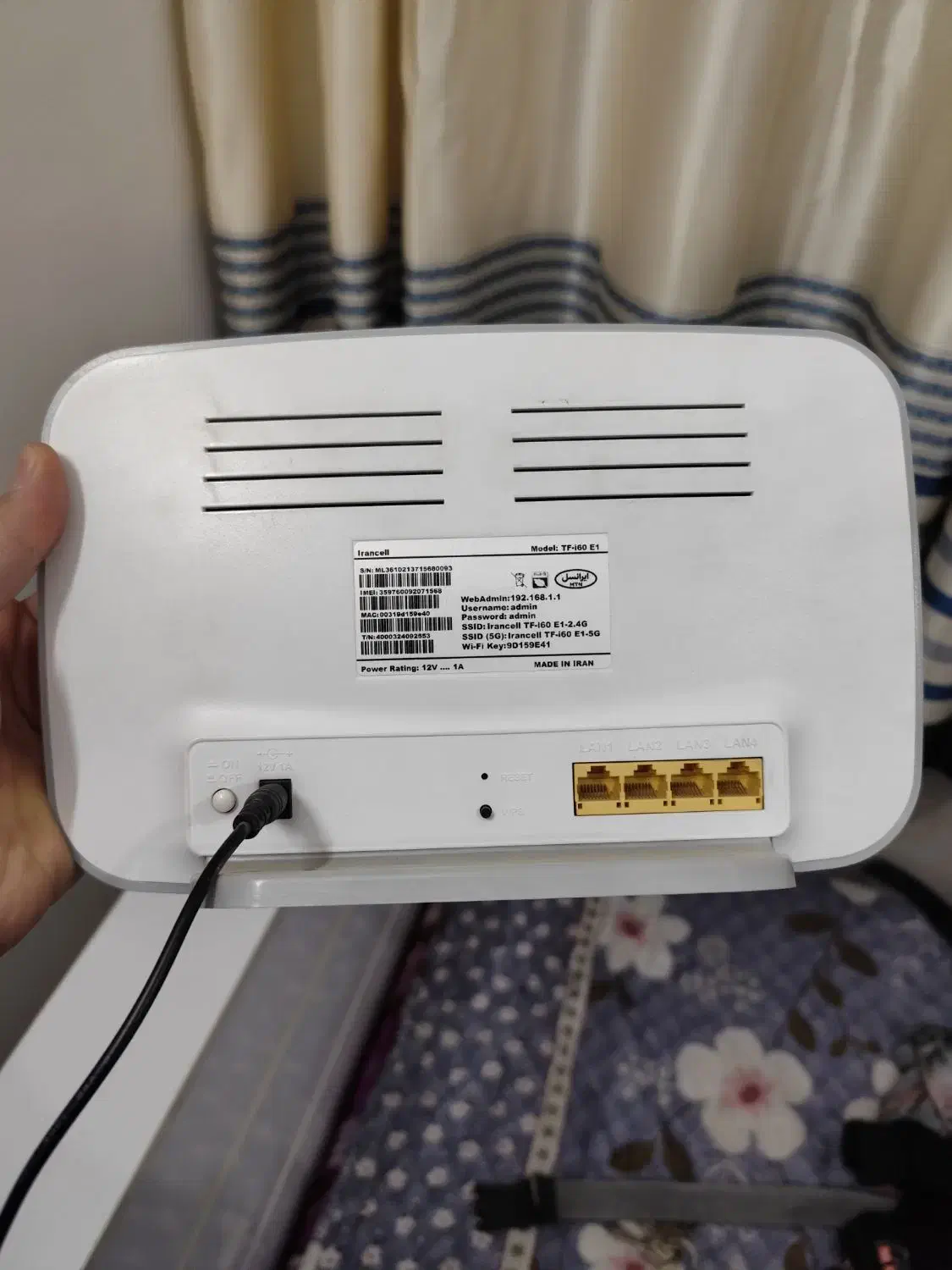 مودم ایرانسل E1|مودم و تجهیزات شبکه|مشهد, نوده|دیوار