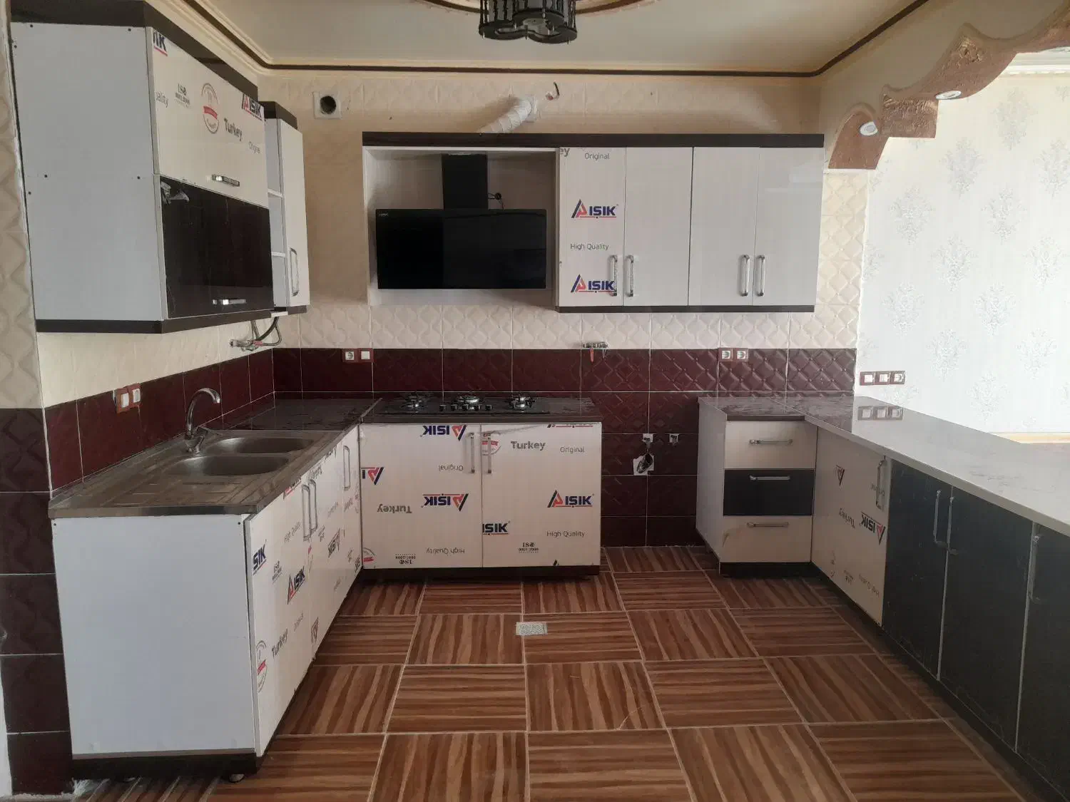 کابینت ام دی اف گلاس  ۸متری با اوپن|جاکفشی، کمد، دراور|کازرون, |دیوار