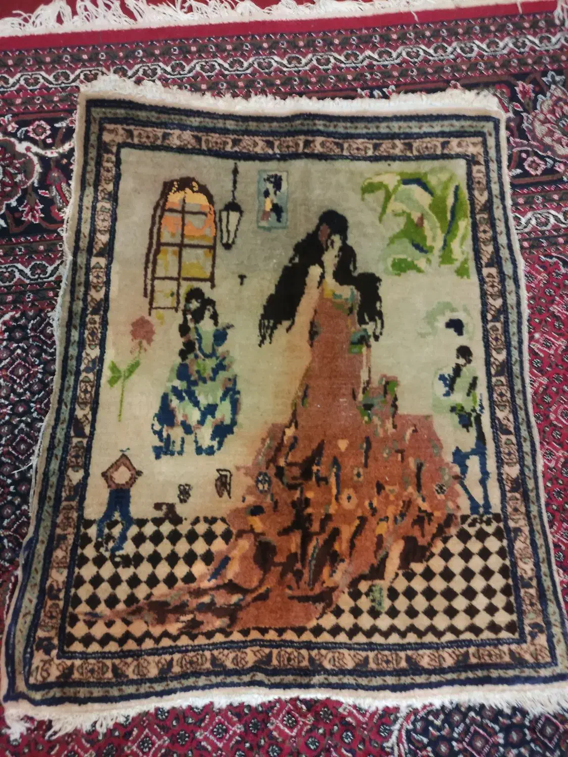 فرش دستباف|فرش|بروجرد, |دیوار