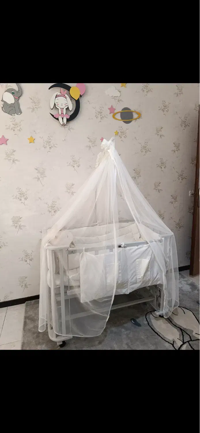 تخت کنار مادر|تخت و صندلی بچه|تهران, زعفرانیه|دیوار