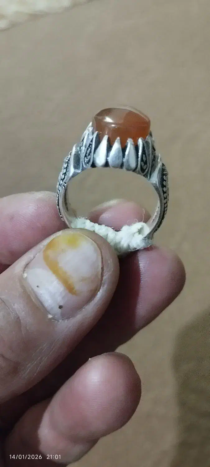 انگشتر نقره 925 کار کلکسیونی|جواهرات|اصفهان, شیخ اشراق|دیوار