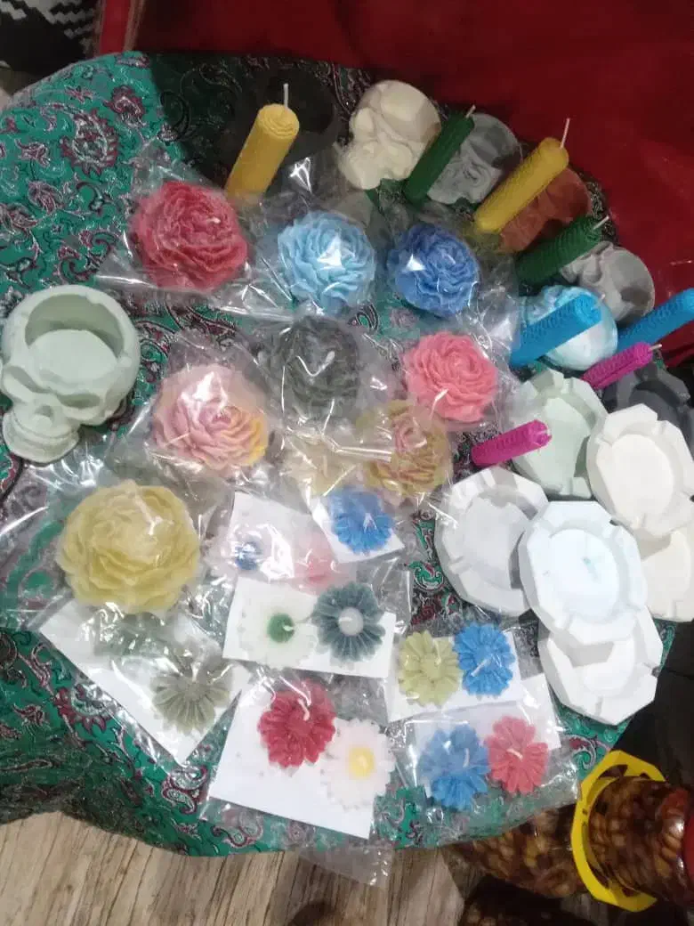شمع سنگ مصنوعی|صنایع دستی و سایر لوازم تزئینی|نوشهر, |دیوار