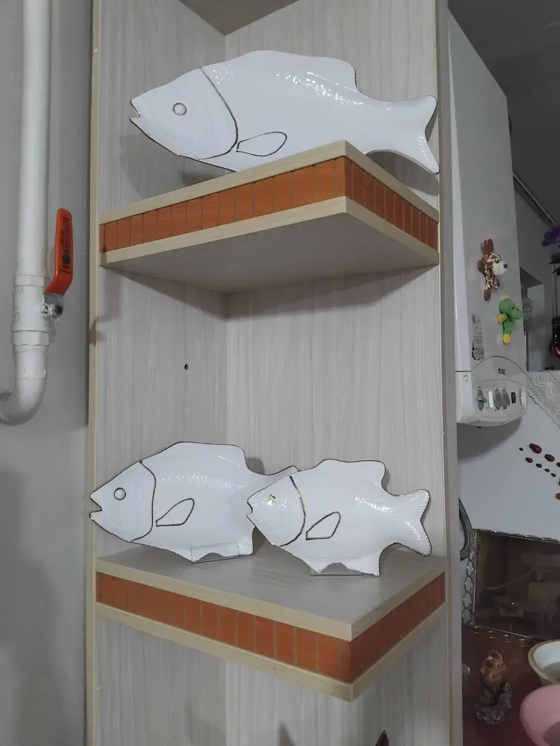 ماهی دکوری چینی|ماهی|تبریز, |دیوار