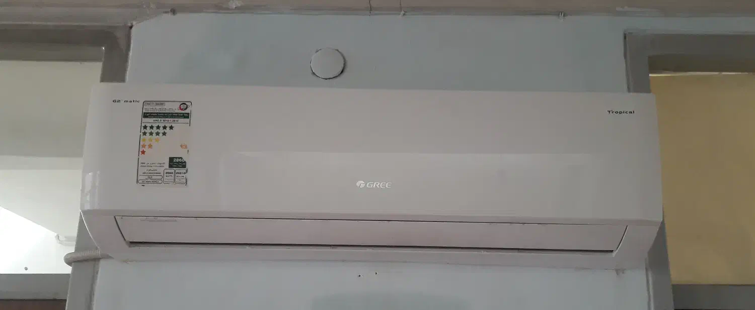 اسپیلت Gree 24000|کولر گازی و فن‌کوئل|سمنان, |دیوار