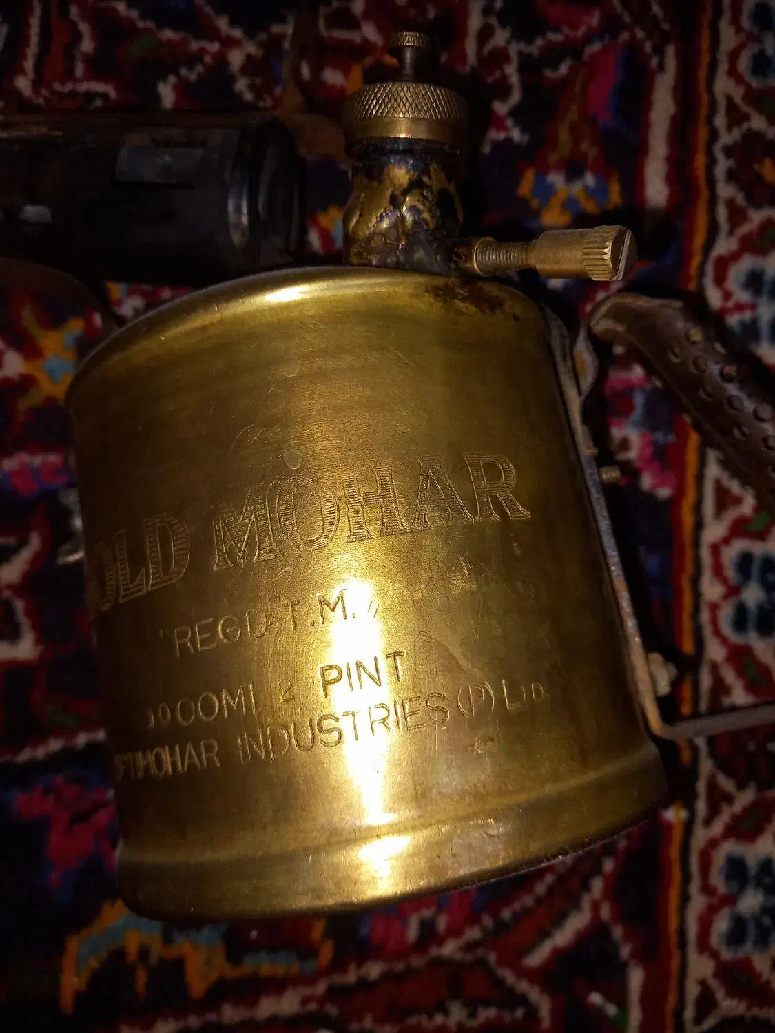 چراغ پریموس برنجی قدیمی|کلکسیون اشیاء عتیقه|ری, هاشم‌آباد|دیوار