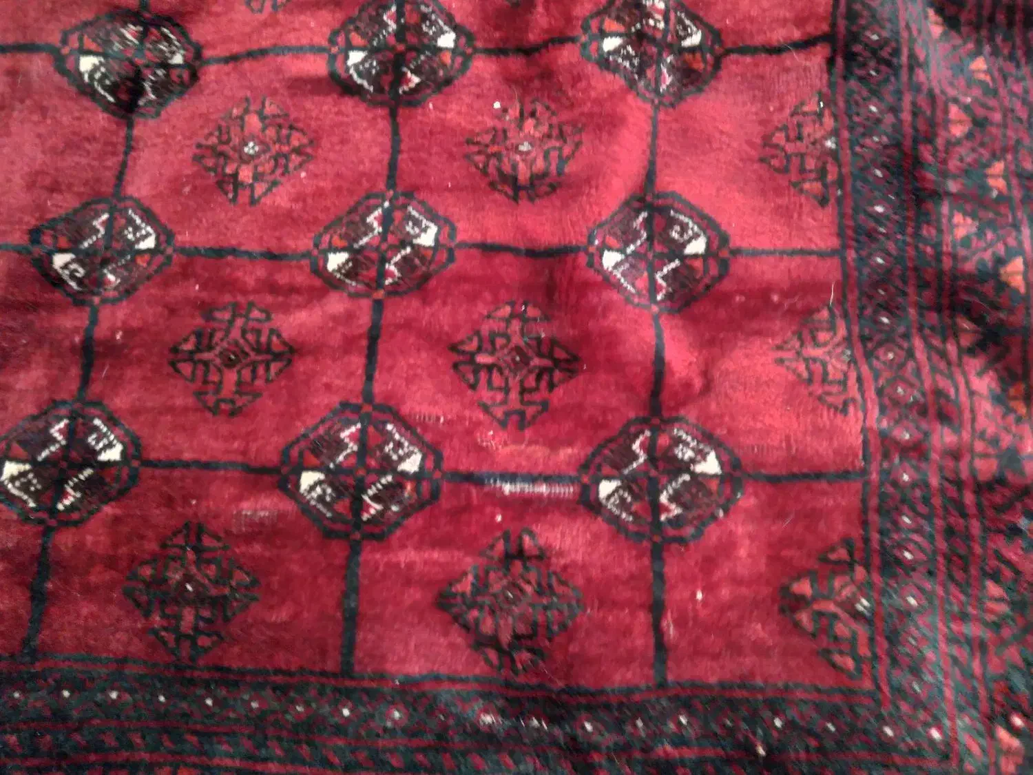 فرش دستبافت قدیمی|گلیم، جاجیم، گبه|رباط‌کریم, رباط‌کریم|دیوار