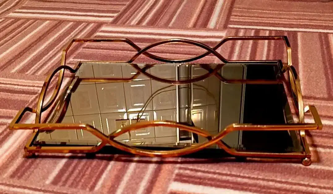 سینی آینه ای|ظروف سرو و پذیرایی|قم, باسکول|دیوار