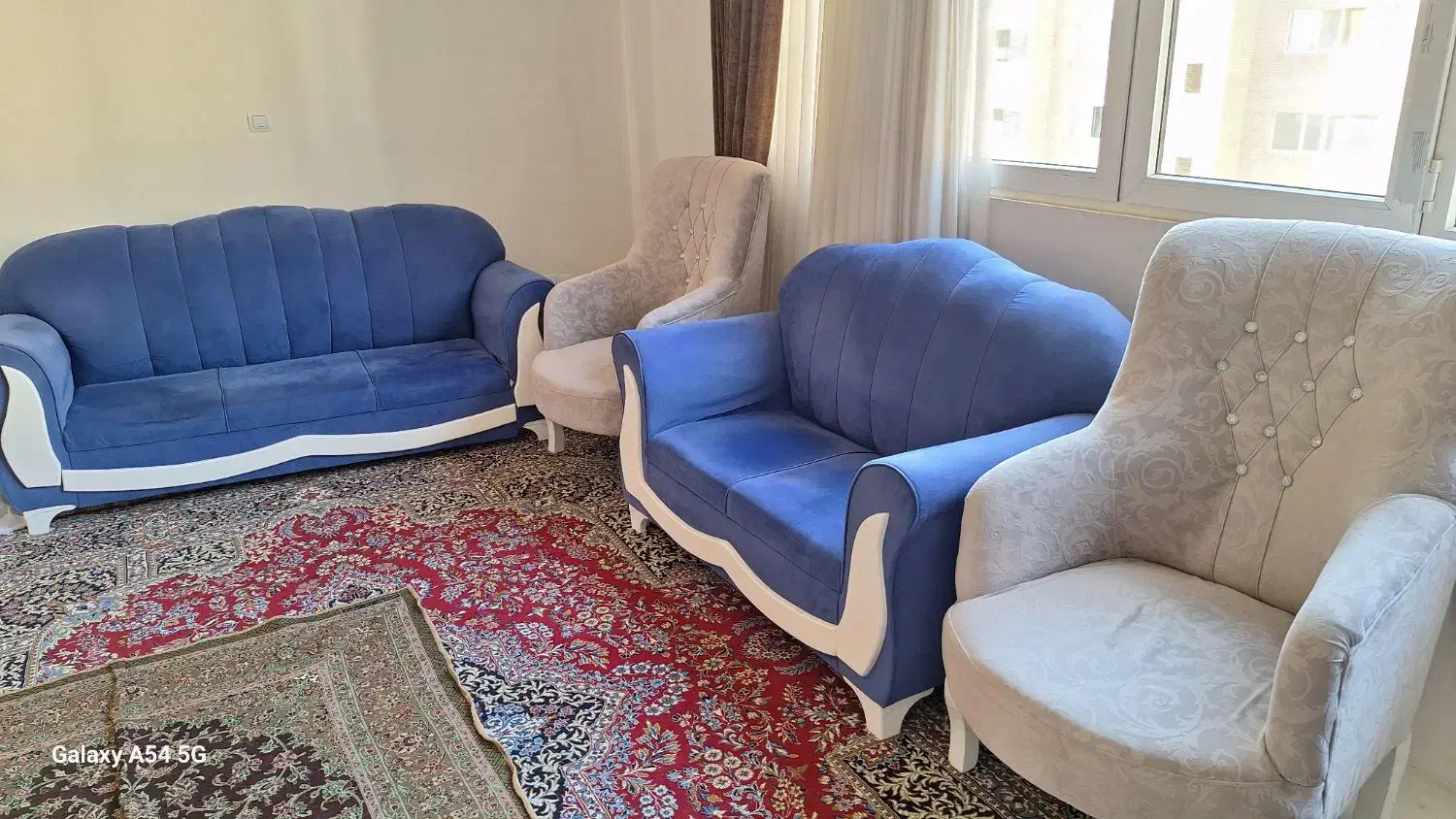 فروش مبل ۷ نفره|مبلمان خانگی و میز عسلی|صدرا-فارس, فاز ۱|دیوار