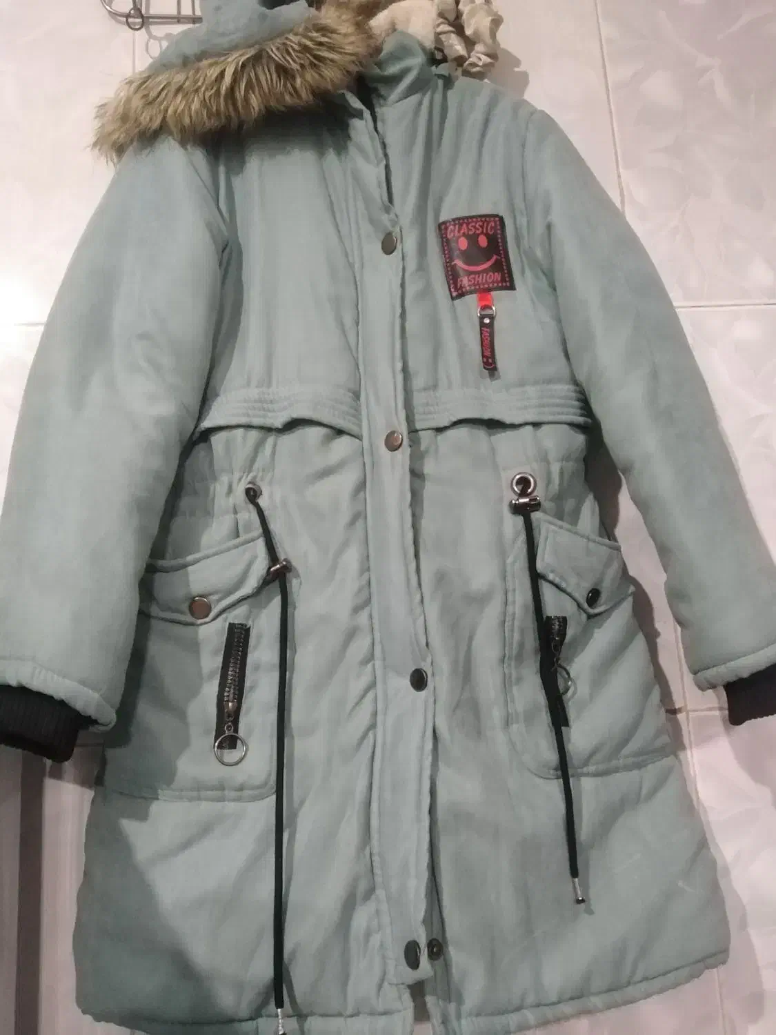 پالتو دخترانه کلاه دار نو|لباس|تربت‌حیدریه, رضاشهر|دیوار