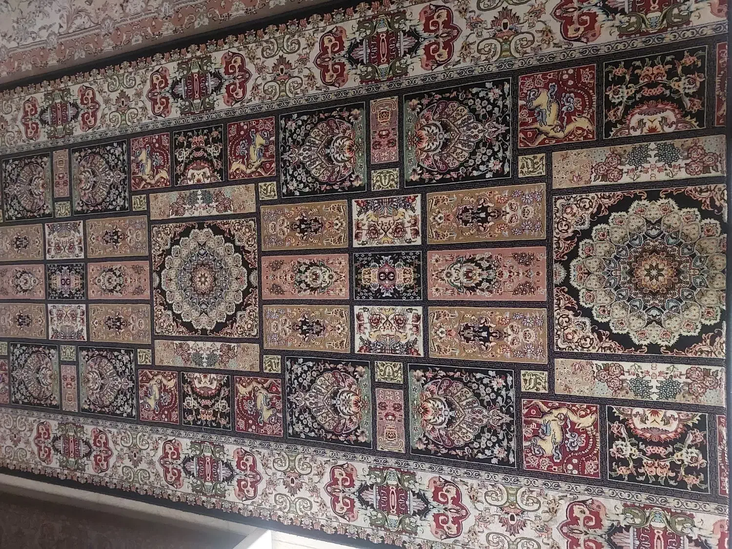 کناره ماشینی|فرش|کهریزک, |دیوار