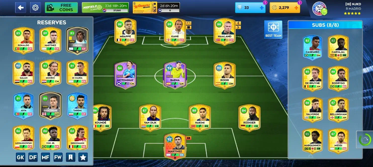 اکانت دریم لیگ ۲۰۲۶|کنسول، بازی ویدئویی و آنلاین|بیرانوند, |دیوار