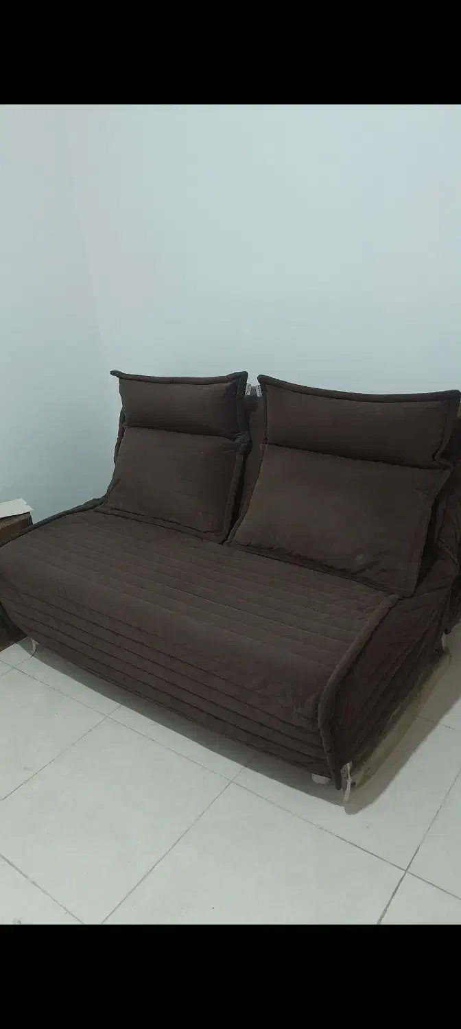 تخت مبل شو دو نفره نو|تخت و سرویس خواب|پرند, فاز ۴|دیوار