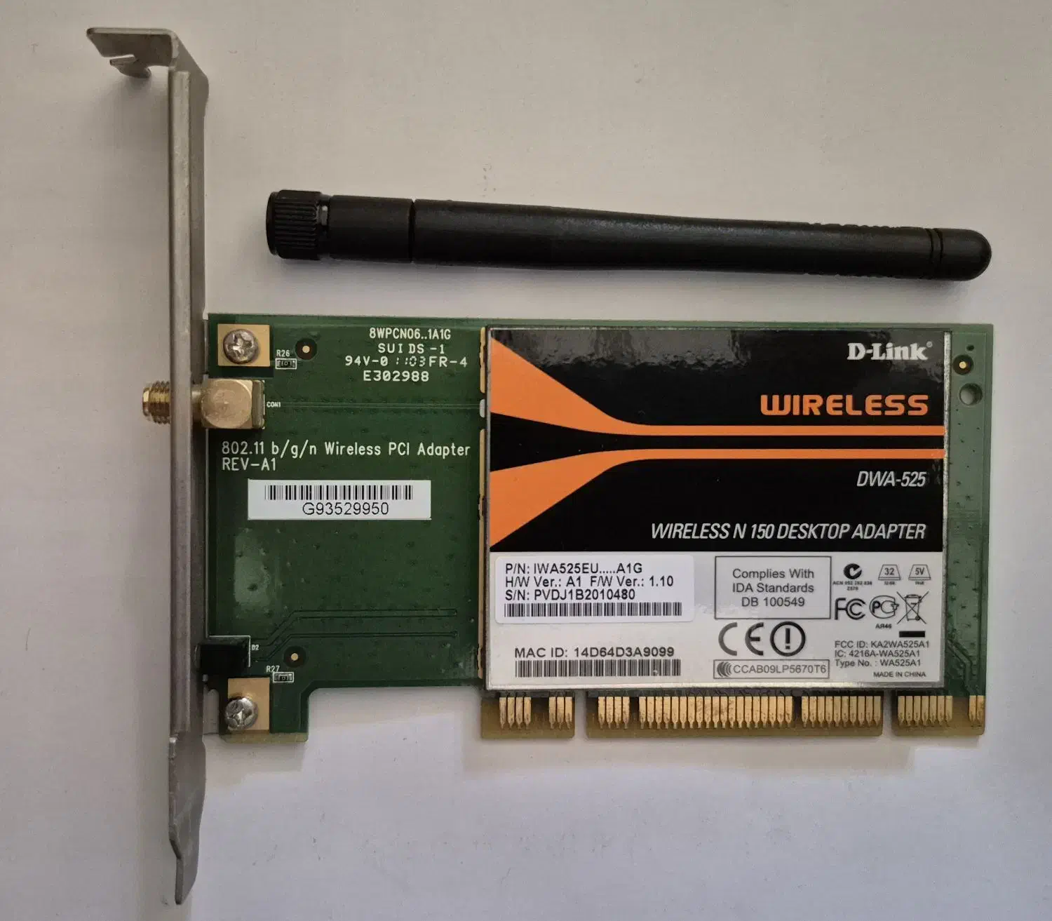 کارت شبکه بیسیم D-LINK مدل dwa-525|مودم و تجهیزات شبکه|رشت, سعدی (تختی)|دیوار