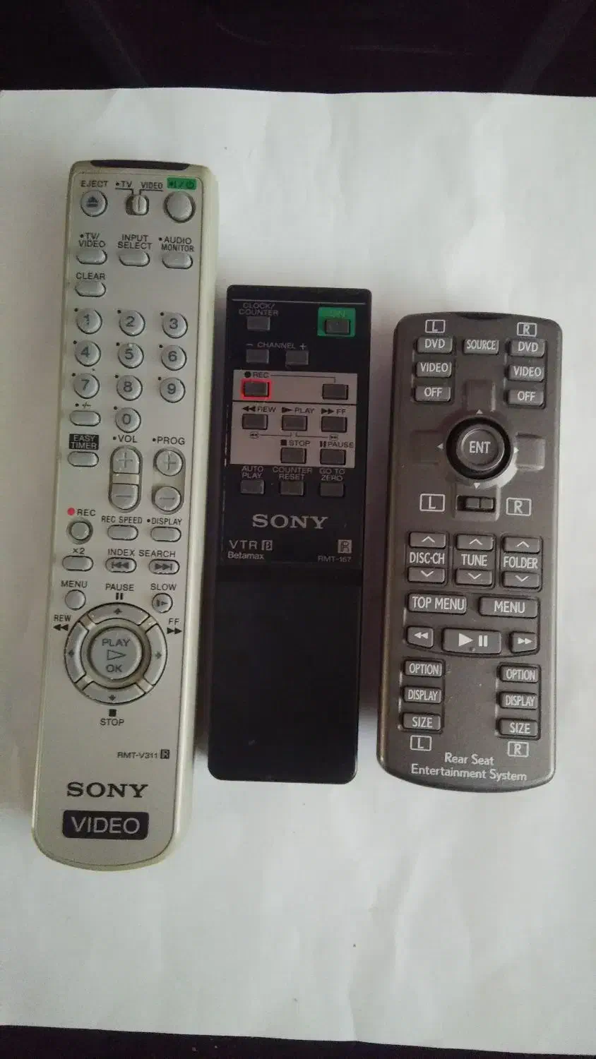 کنترل ویدیو  SONY|پخش‌کننده DVD و ویدیو|تهران, فلسطین (میدان انقلاب)|دیوار