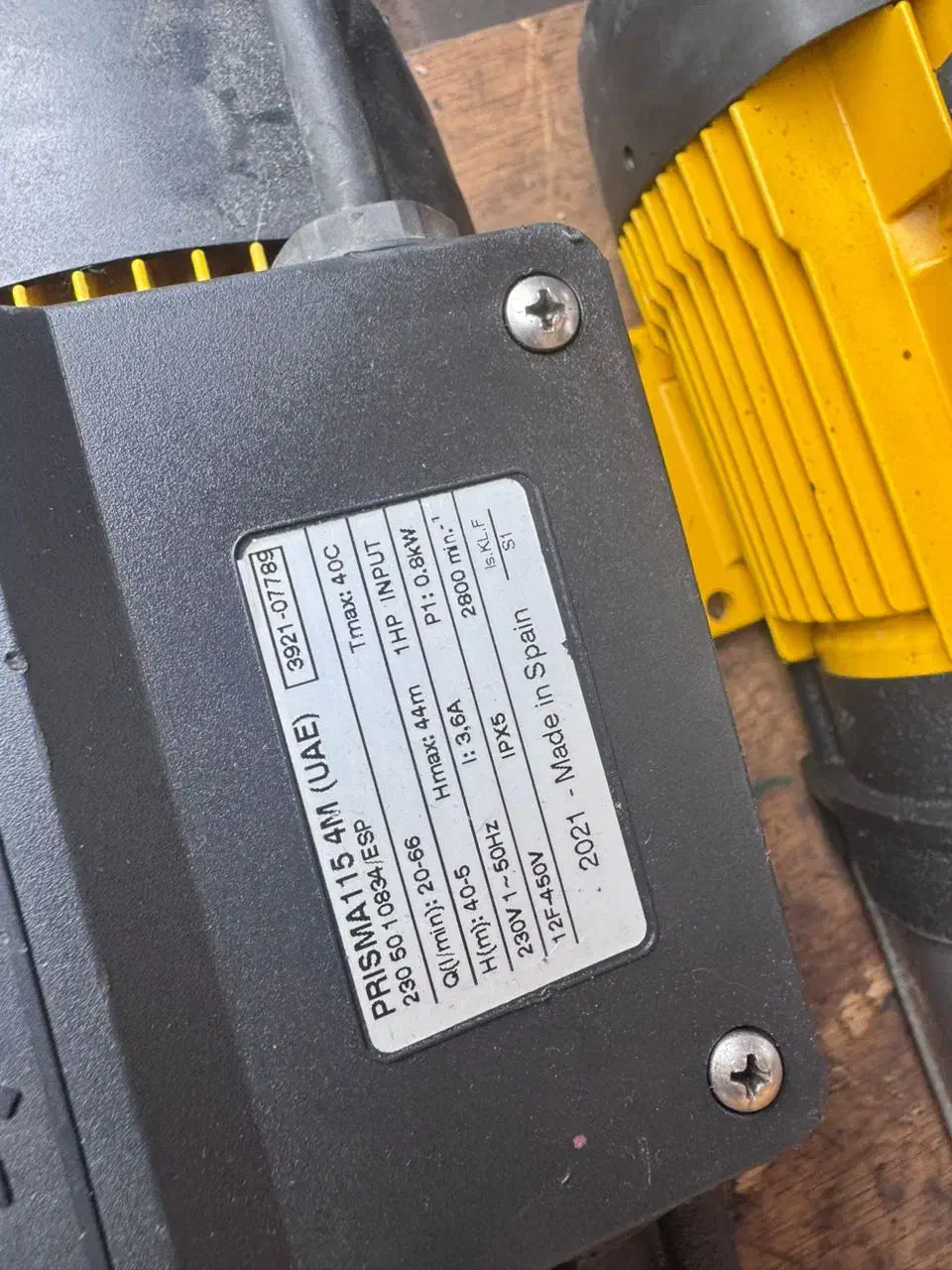 پمپ اسپا ایتالیایی ۱ اینچ|ابزارآلات|ریگ, |دیوار