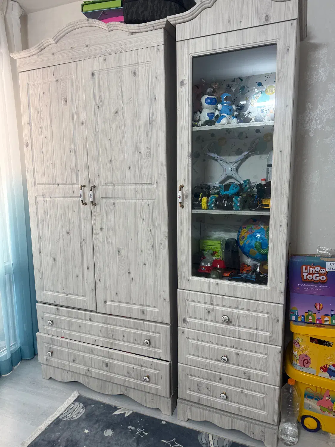 سرویس خواب کودک و نوجوان|تخت و سرویس خواب|رودهن, |دیوار