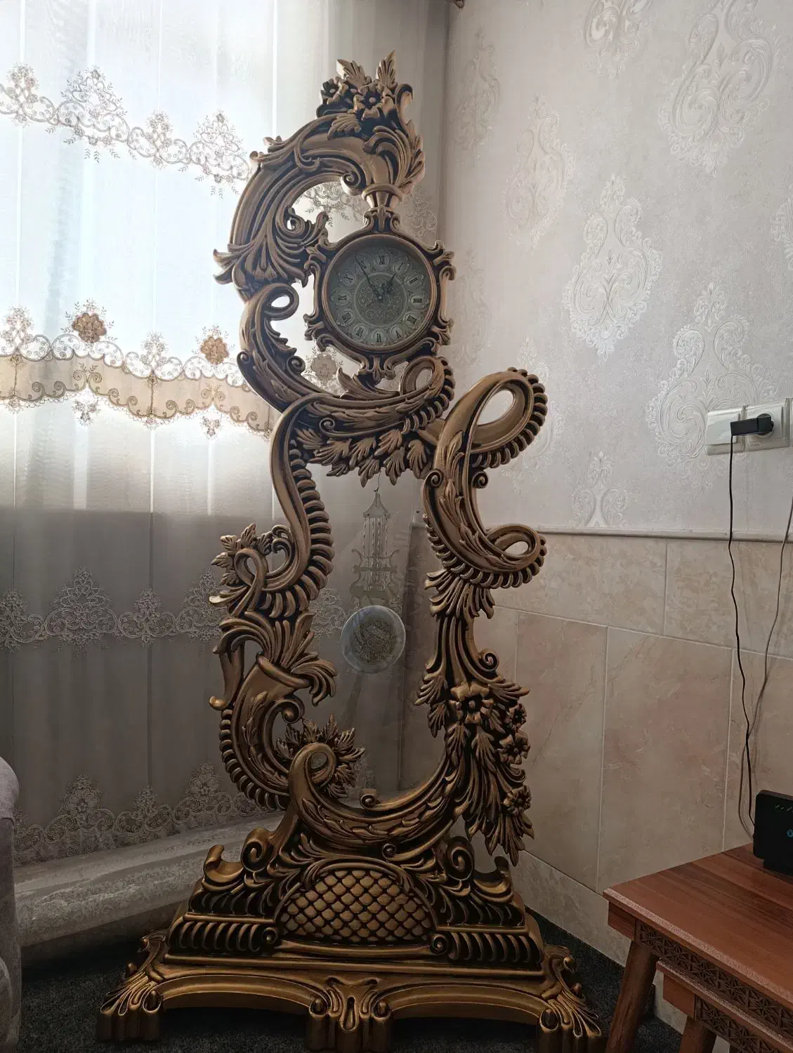 ساعت ایستاده جنس چوب|ساعت دیواری و تزئینی|قم, فرهنگیان و شهربانی|دیوار