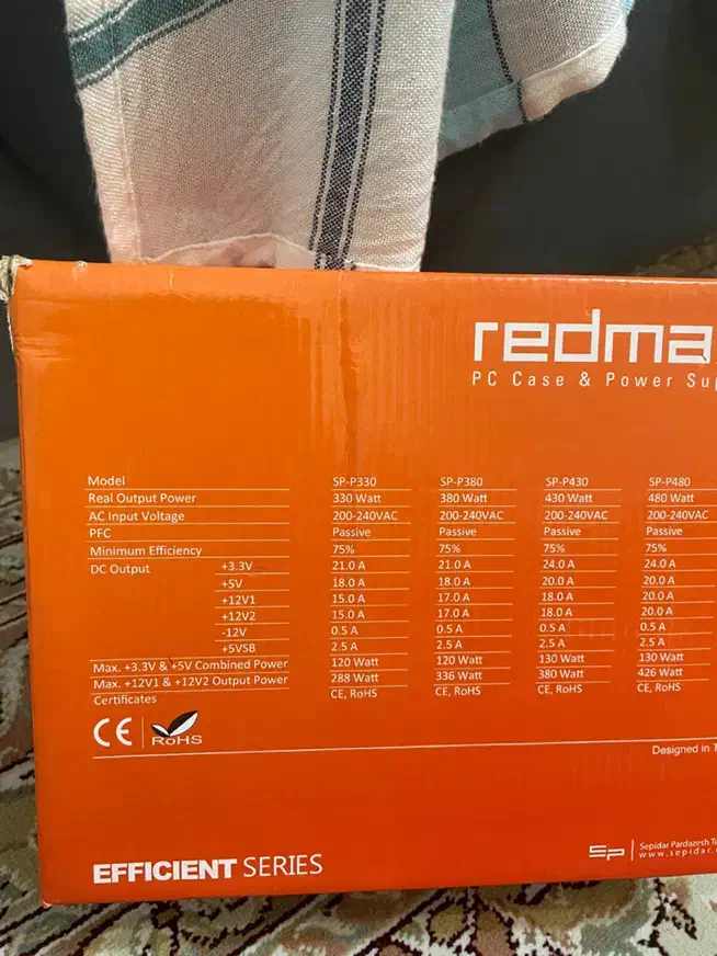 پاور کامپیوتر Redmax Efficient Series 430W|قطعات و لوازم جانبی رایانه|تهران, شهرک هما|دیوار