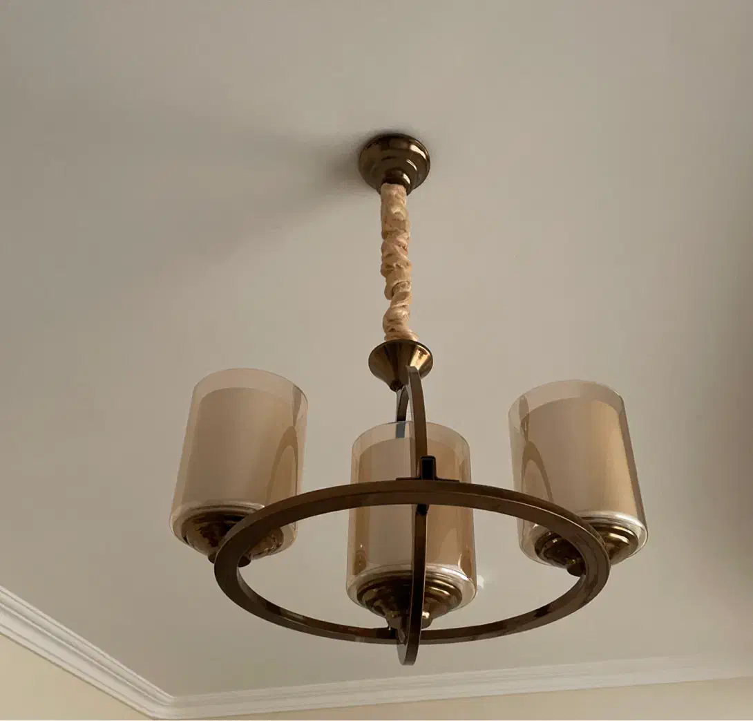 لوستر ۳ شاخه|لوستر و چراغ آویز|تبریز, |دیوار