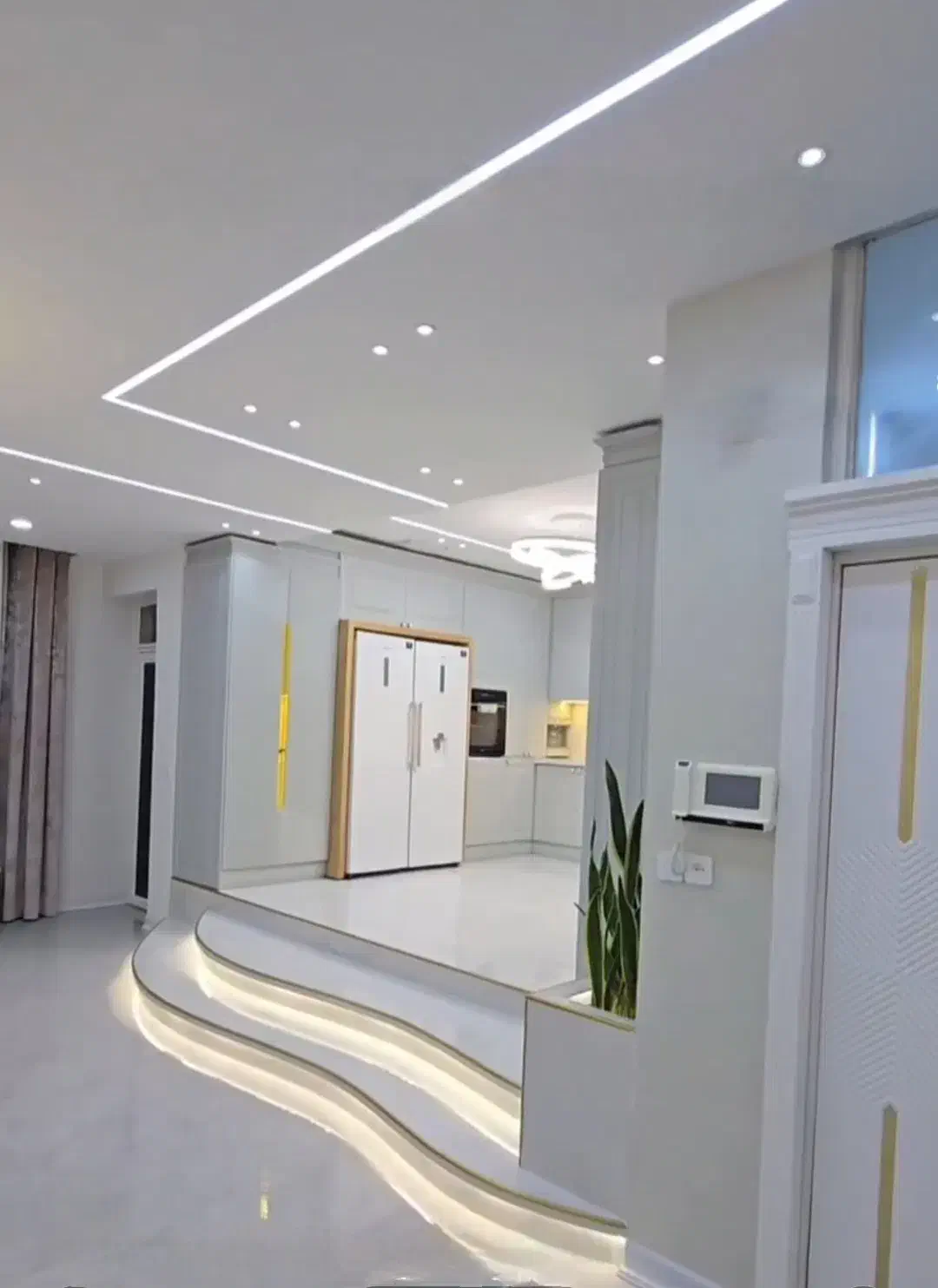 اجرای کناف .طراحی داخلی تی وی وال . پارکت .قرنیز|خدمات پیشه و مهارت|خرم‌آباد, |دیوار