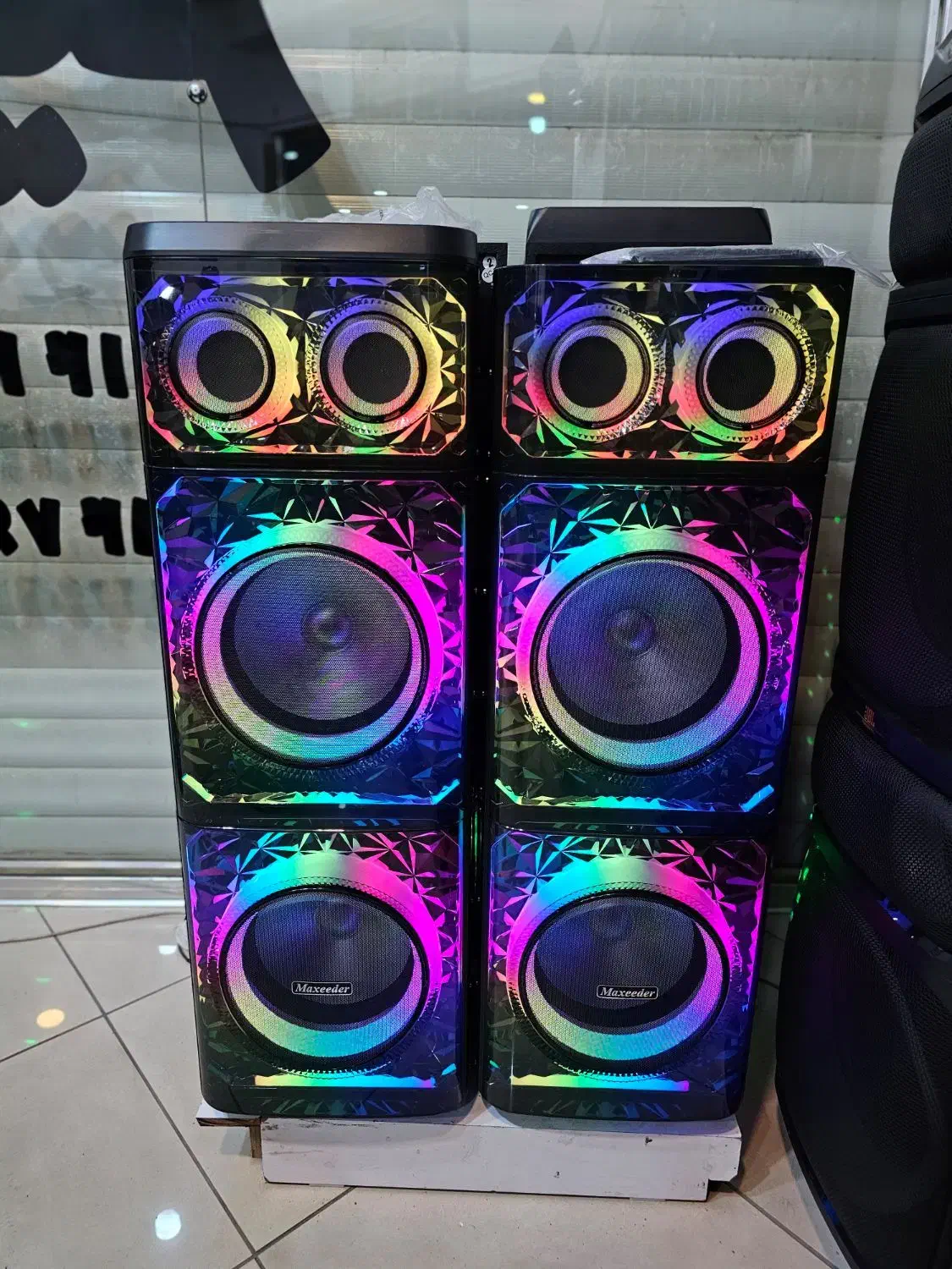 اسپیکر باند سیستم صوتی مکسیدر ۱۲۶۸ کریستالی ۱۲ماهه|سیستم صوتی خانگی|تبریز, |دیوار