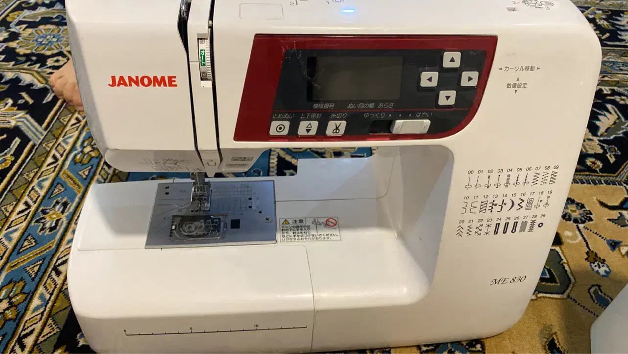 چرخ خیاطی ژانومه اصل ژاپن|چرخ خیاطی و ریسندگی|کوهدشت, |دیوار