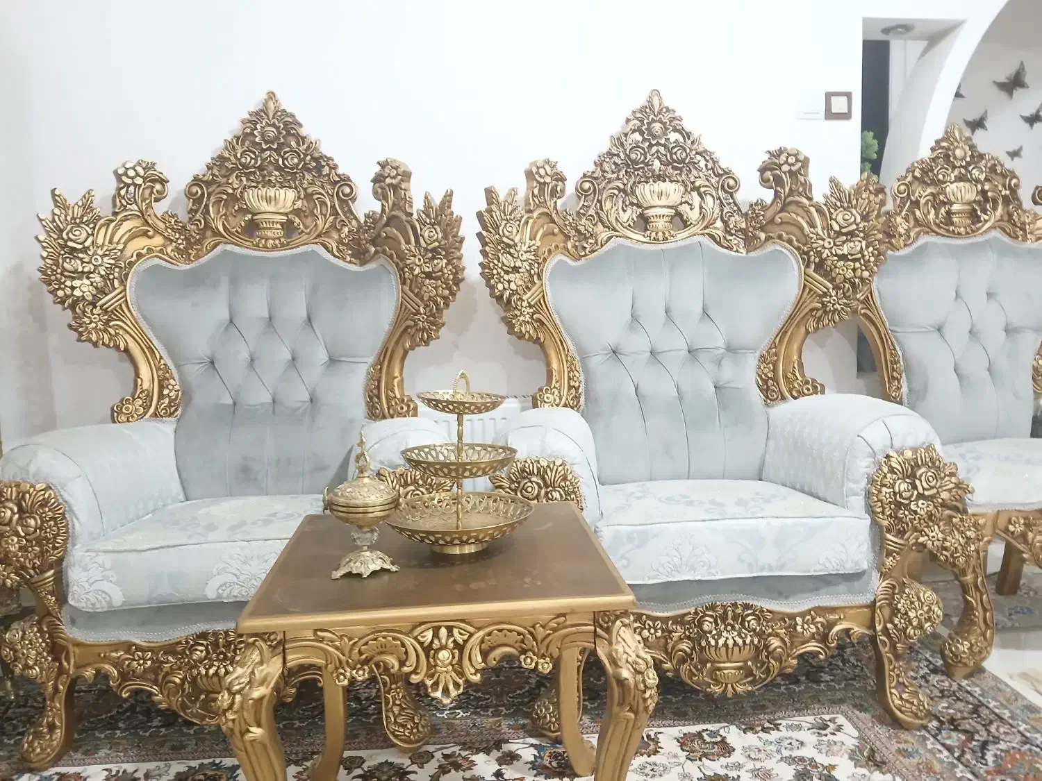 مبلمان سلطنتی لوکس خیلی شیک ونو|مبلمان خانگی و میز عسلی|سرپل ذهاب, |دیوار