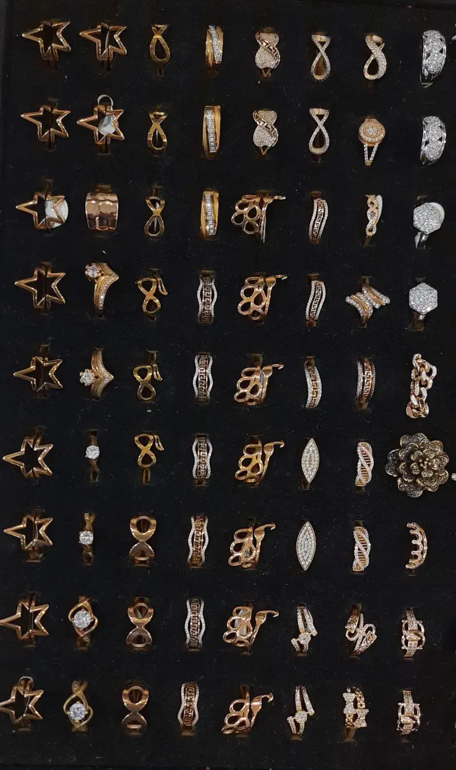 فروش خرده و عمده انگشتر زنانه ژوپینگ رنگ ثابت|بدلیجات|شهرکرد, |دیوار