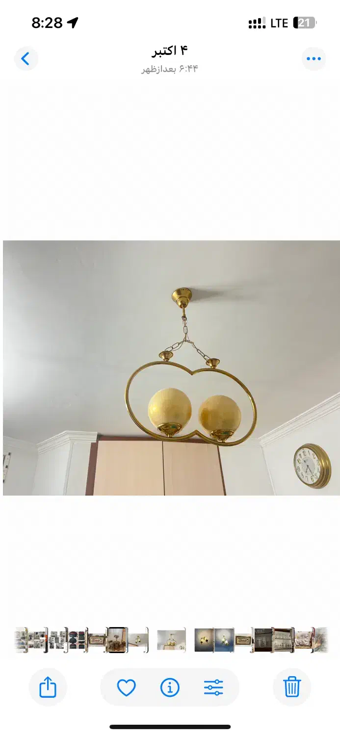 لوستر نو اتاق خواب اتاق چراغ آویز مدرن فانتزی|لوستر و چراغ آویز|مشهد, صیاد شیرازی|دیوار