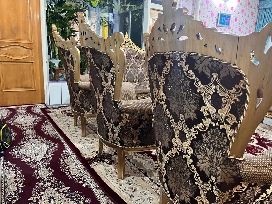 مبل سلطنتی 9نفره|مبلمان خانگی و میز عسلی|لنجان, |دیوار