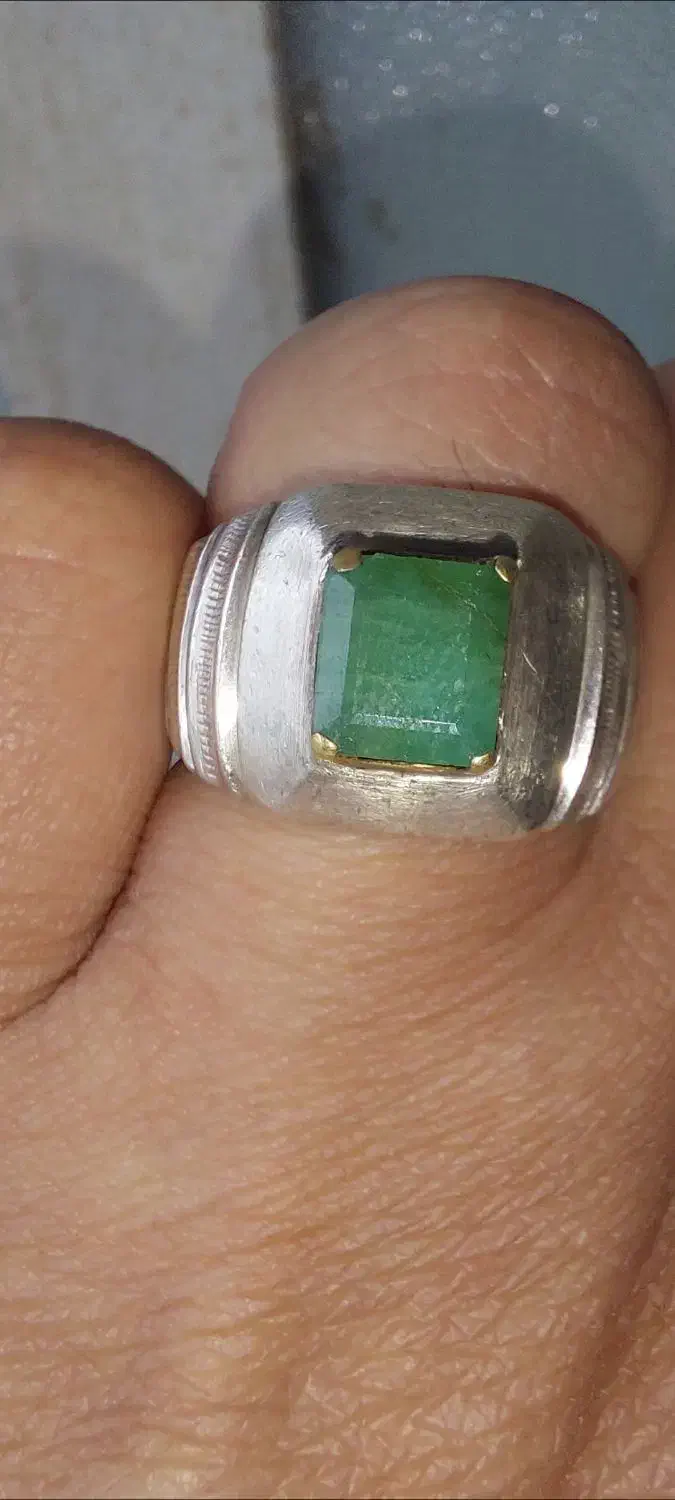 انگشتر زمرد زامبیا|جواهرات|اهواز, کمپلو شمالی|دیوار