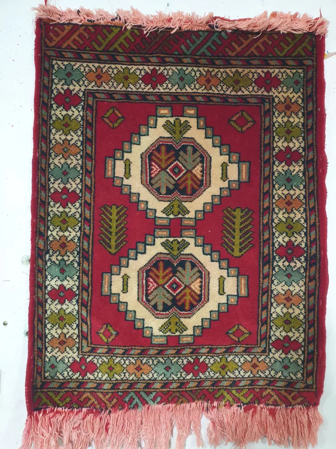 فرش کوچک قدیمی|تابلو فرش|ارومیه, |دیوار