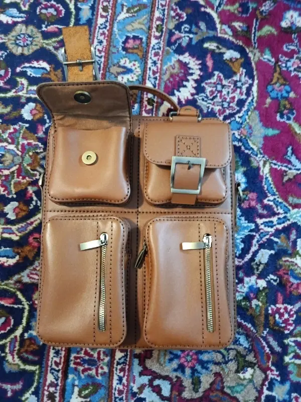 کیف کالج مردانه کد 359 چرم طبیعی دست دوز،مفت میدهم|کیف، کفش، کمربند|مشهد, عامل|دیوار