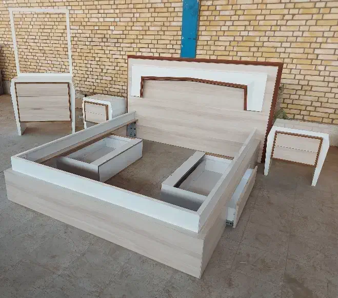 سرویس خواب دونفره های گلاس|تخت و سرویس خواب|شیراز, شهرک صنعتی شیراز|دیوار