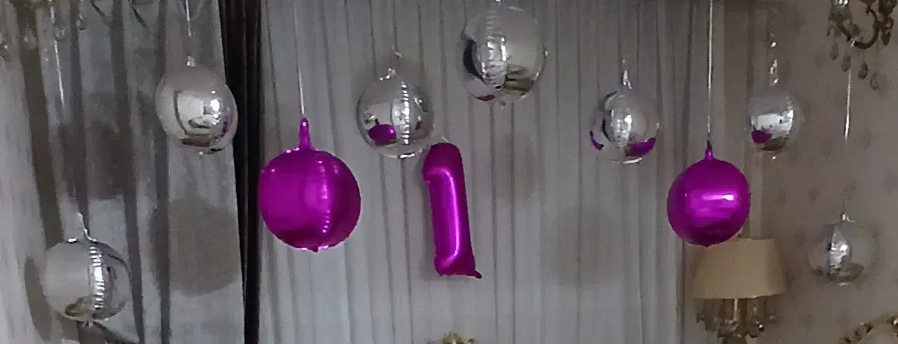 بادکنک فویلی اوربز ۹ عدد|صنایع دستی و سایر لوازم تزئینی|ری, دولت‌آباد|دیوار