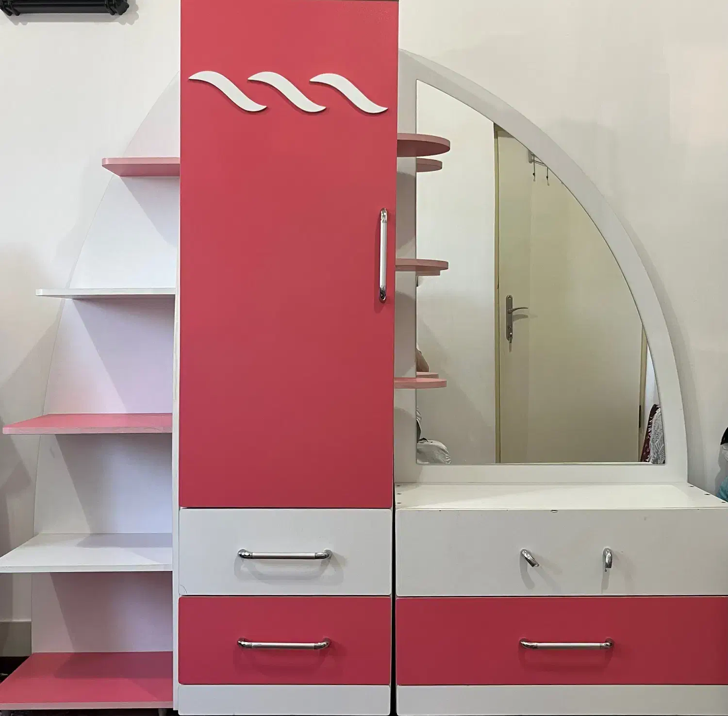 تخت و کمد کودک و نوجوان|تخت و سرویس خواب|ساری, |دیوار