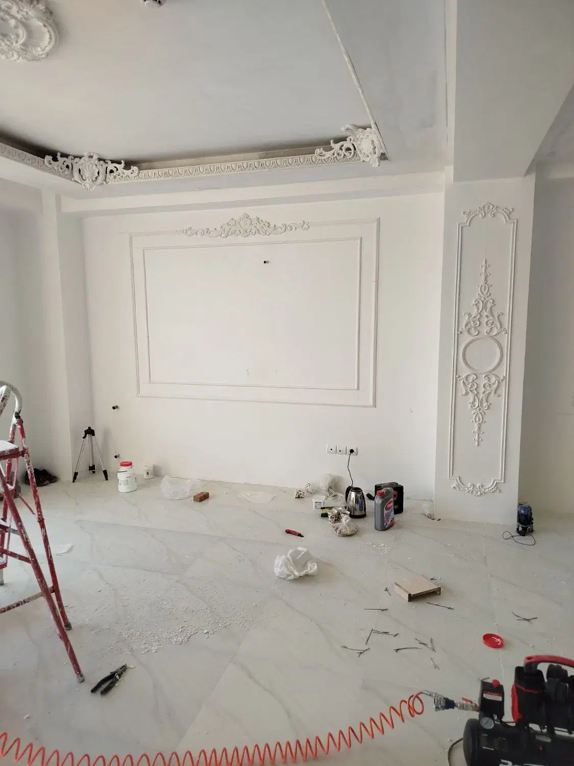 گچبری پیش ساخته گچکاری تولیدی|مصالح و تجهیزات ساختمان|تبریز, |دیوار