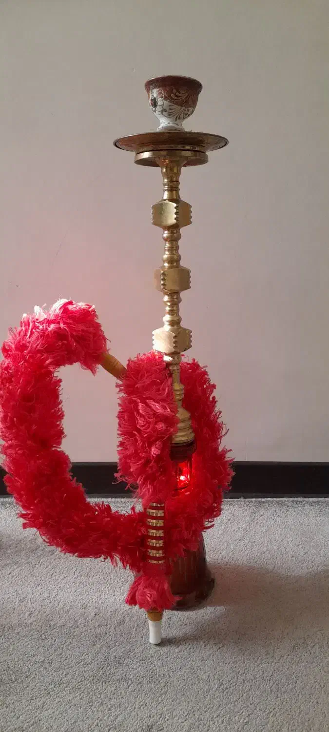 قلیان برنجی همراه کیف|کلکسیون و سرگرمی|تهران, علم و صنعت|دیوار